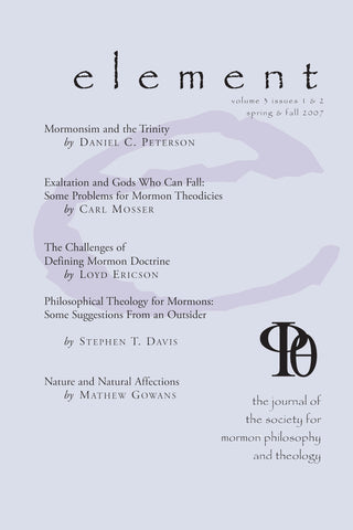 Element, Volume 3, Issue 1/2 (Spring and Fall 2007)